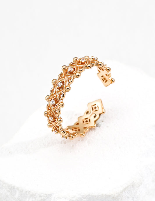 925 silver contemporary design ring, chic everyday fashion accessory