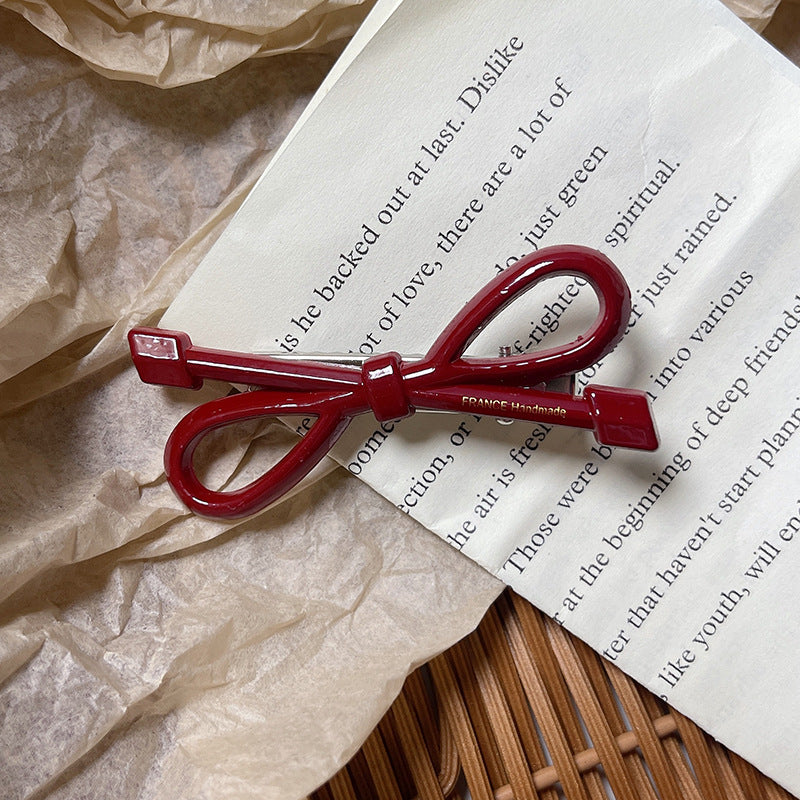 Sweet Polka Dot Bow Clip