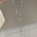 Celestial Compass — Sparkling Eight-Point Star Pendant Necklace