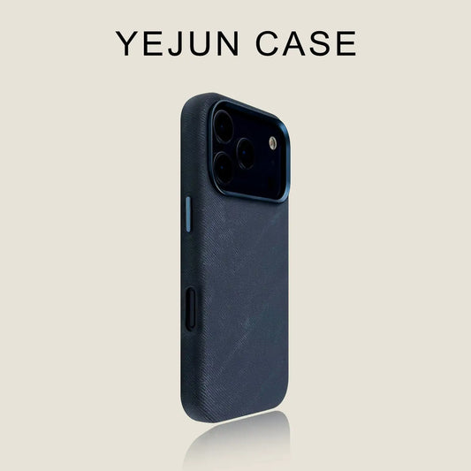 Premium Flannel Leather iPhone Case