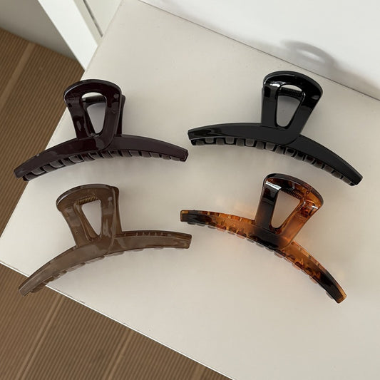 Chocolate Brown Large Hair Clip