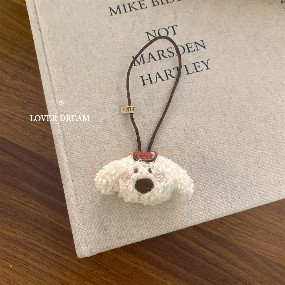 Plush Bear & Dog Keychain