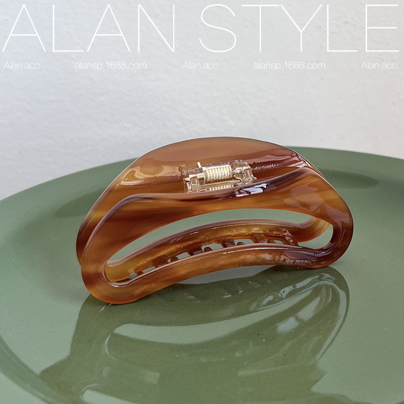 Large Tortoiseshell Acetate Hair Clip