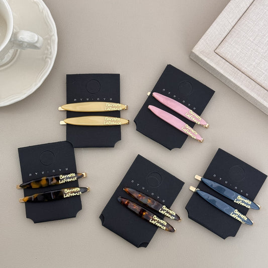 Acetate Barrette Hair Clip