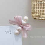 Sweet Pearl Heart Hair Clip