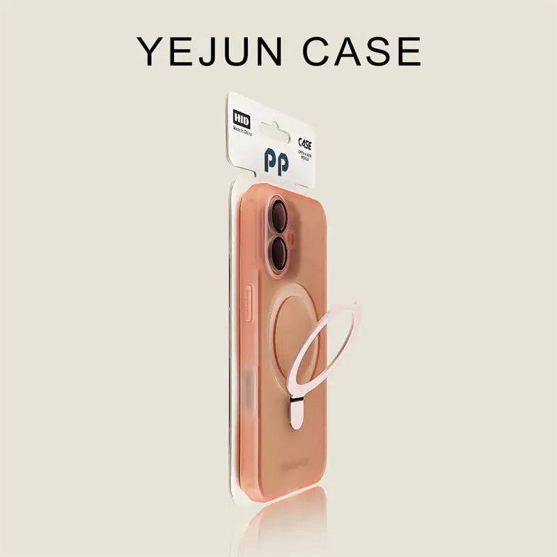 Magnetic Ring Holder iPhone Case with Lens Protection
