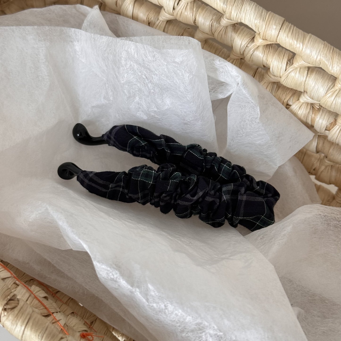 Vintage Polka Dot Banana Clip