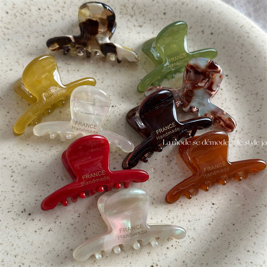 Mini Gold-Acetate Hair Claw