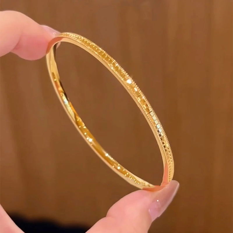 Frozen Prism – Laser Crystal Bangle