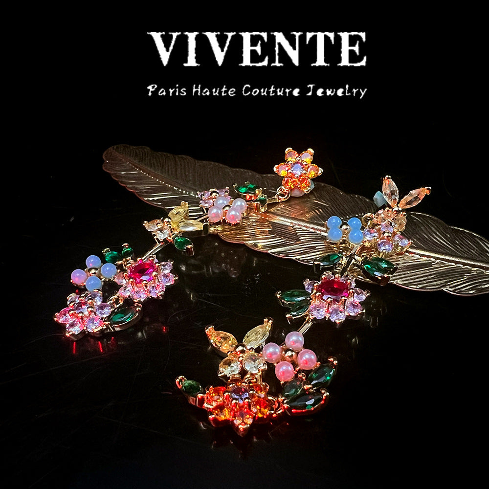 Flora Luxe – Multi-Gem Jewelry Set