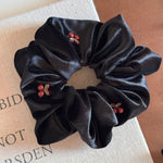 Cherry Velvet Hair Clip