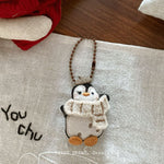 Red Cartoon Holiday Keychain