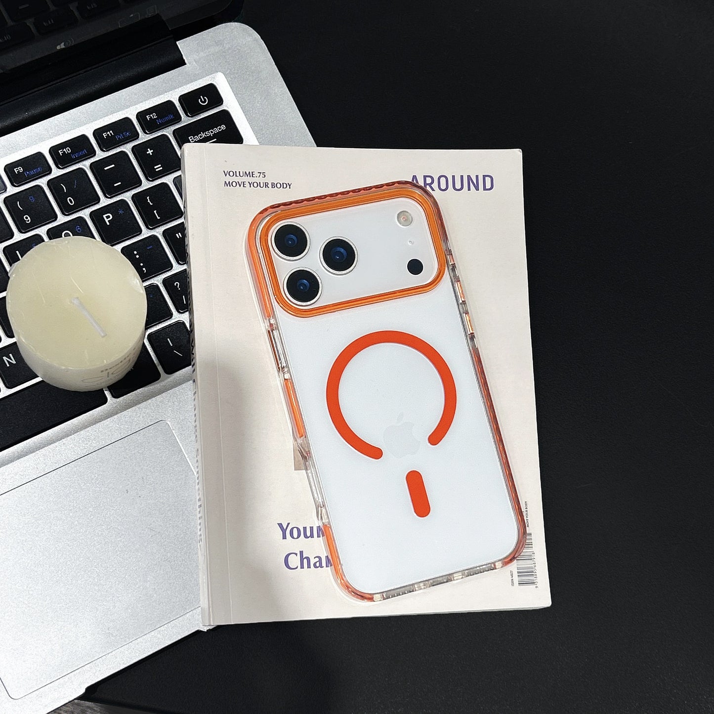 Colorful Magnetic Transparent iPhone Case