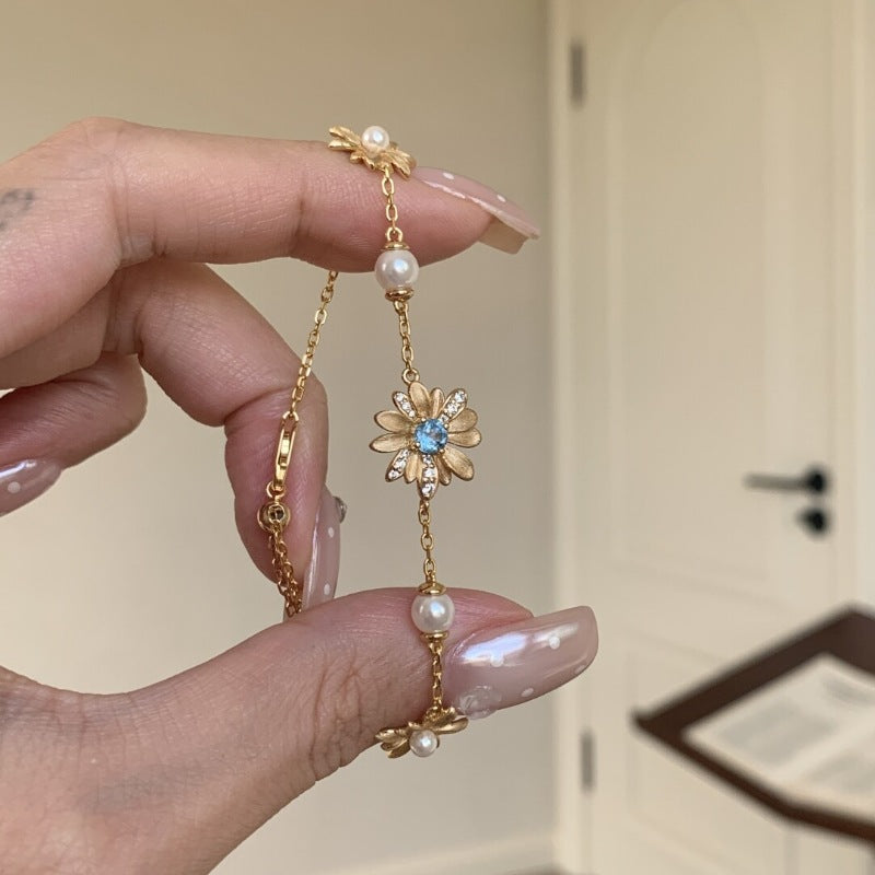 Paraiba Daisy Pearl Jewelry Set