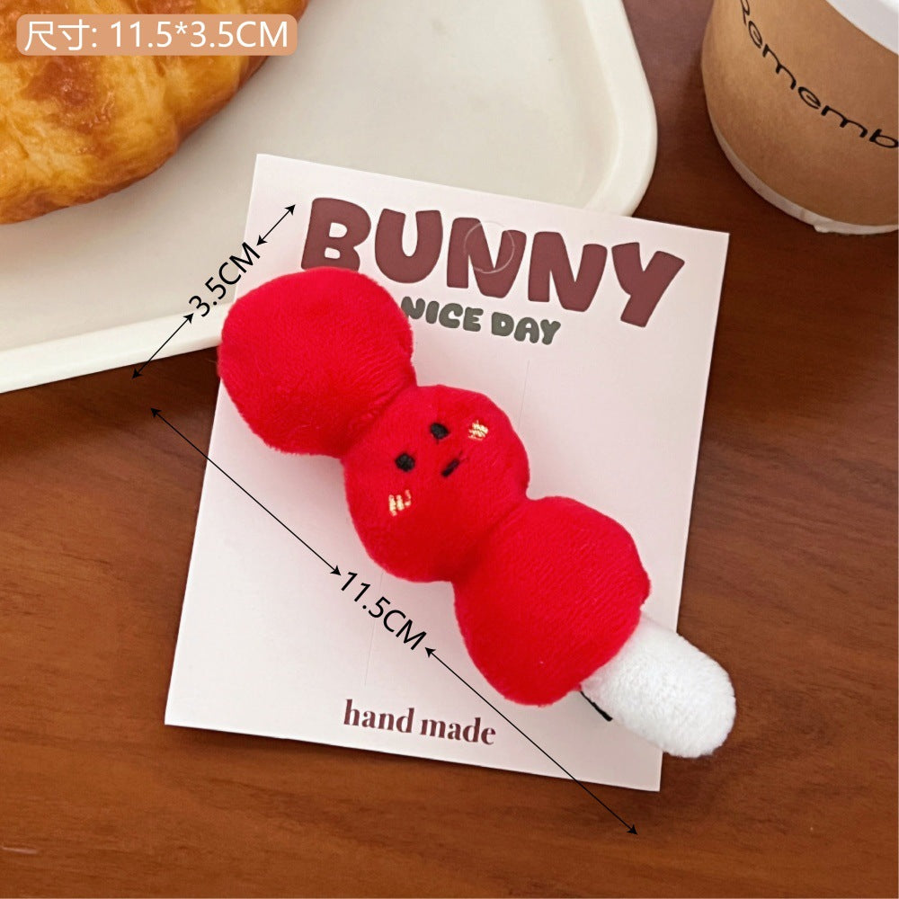 Cute Plush Cartoon Hair Clip