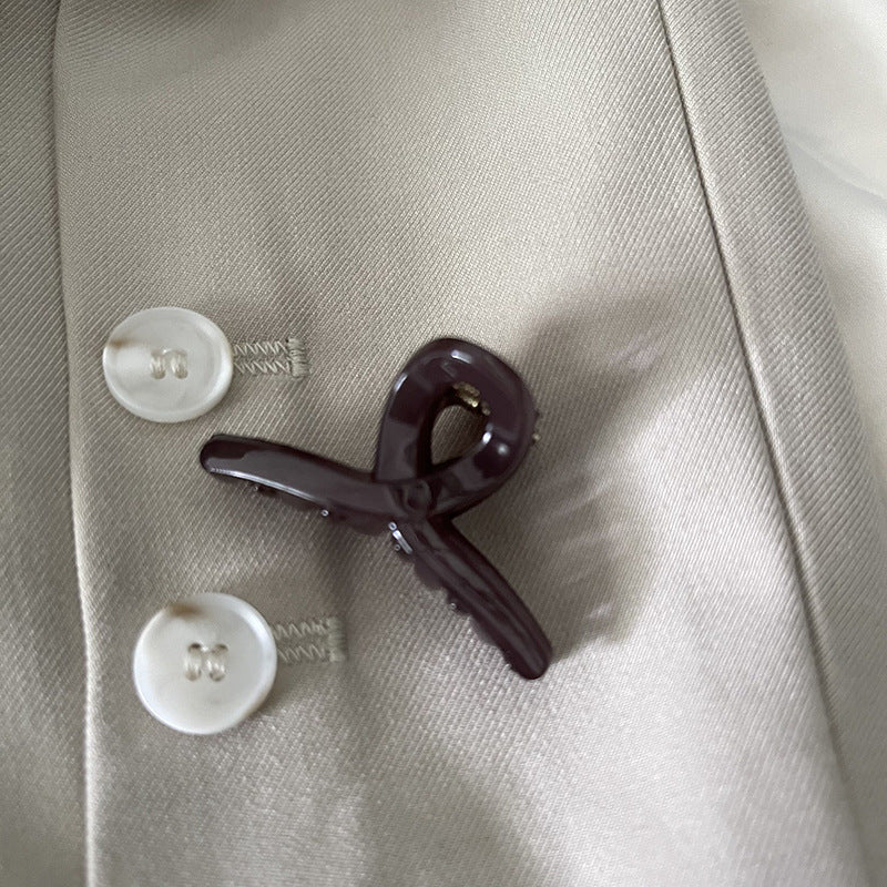 Delicate Cross Mini Hair Claw