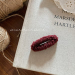 Colorful Plush Geometric BB Clip