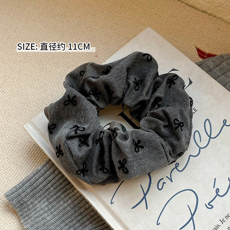 Luxury Black Bow Hair Tie