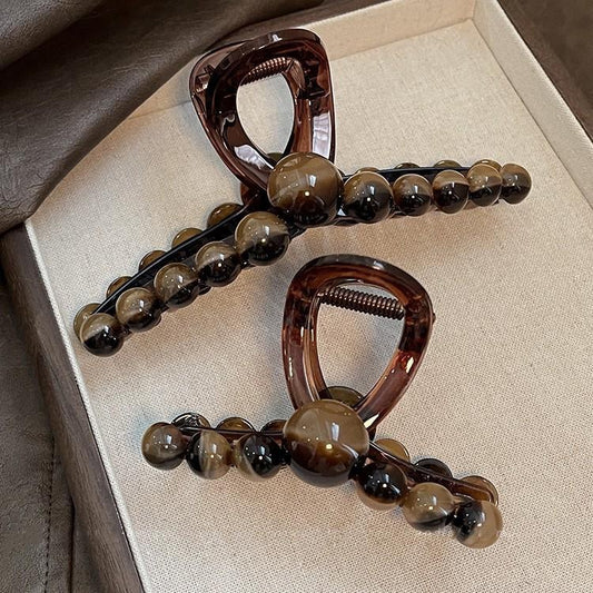 Gradient Bead Hair Claw