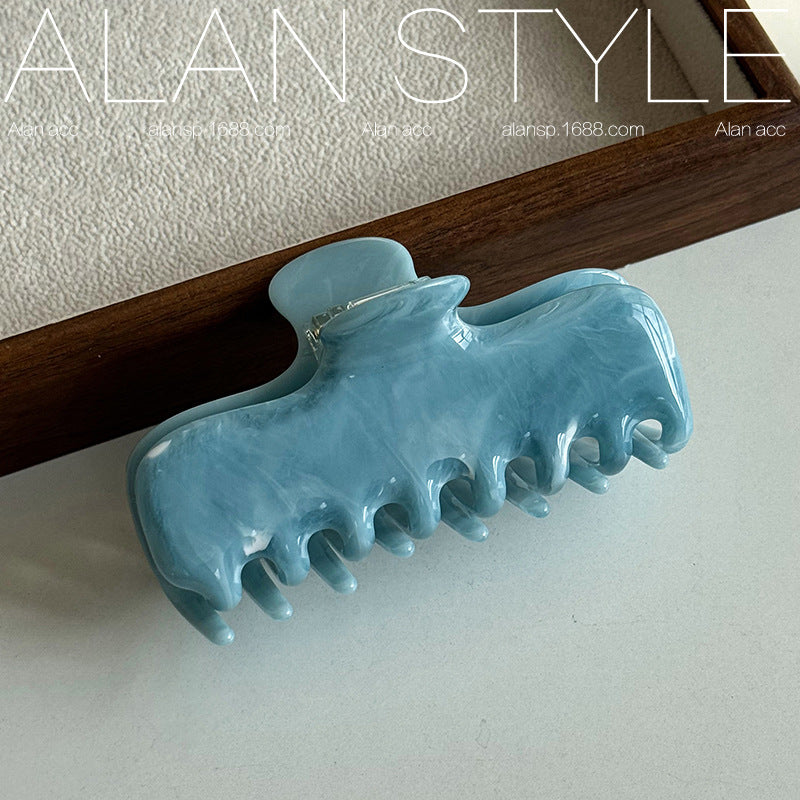 Solid Jelly Acetate Hair Clip