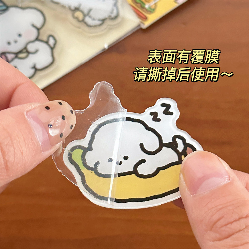 Cute Dog Keychain & Pin Set