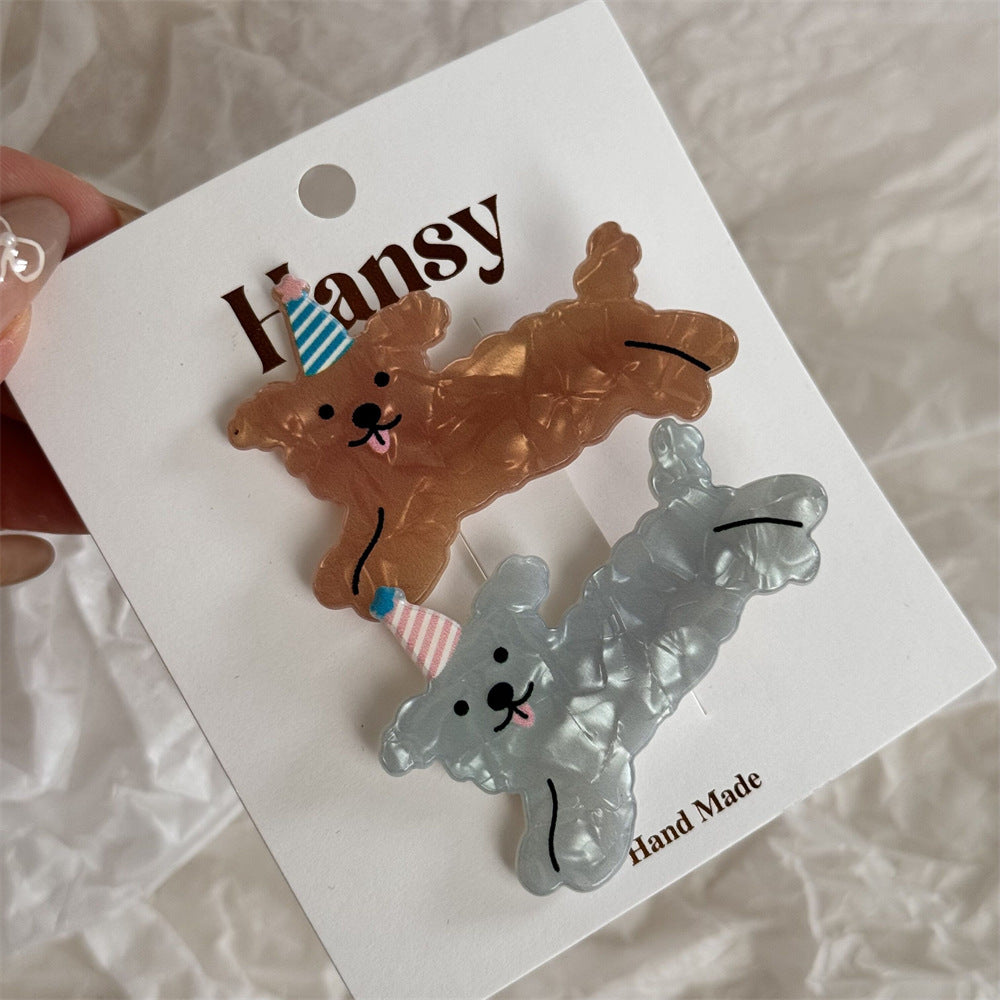 Cute Cat & Dog Hair Clip Set