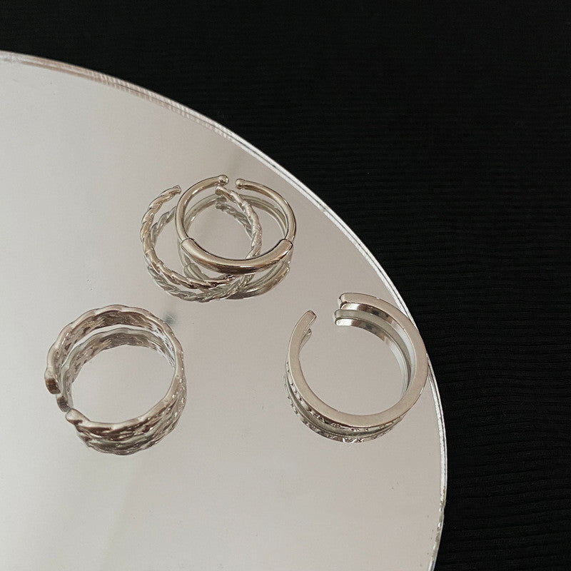 Minimalist Adjustable Ring Set