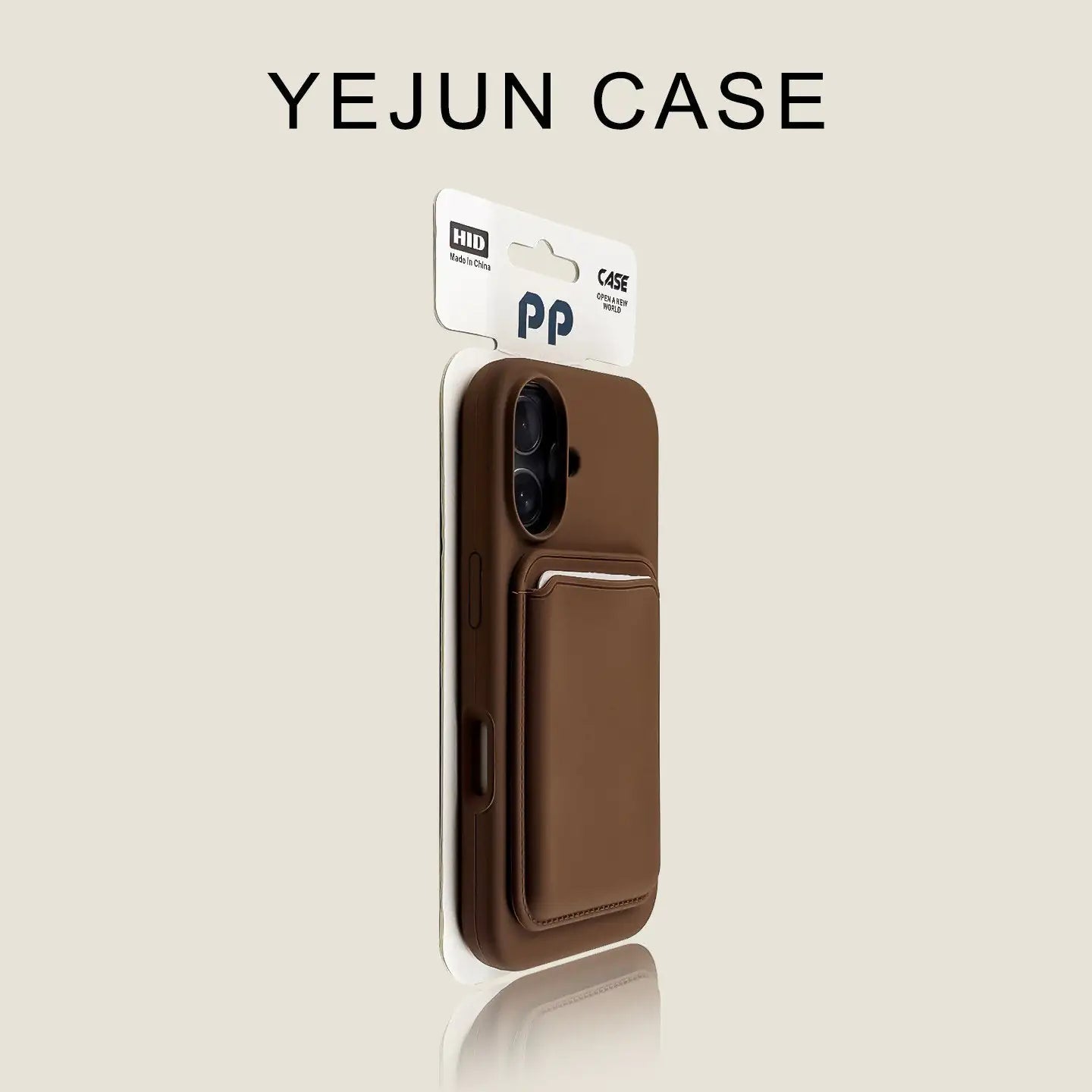 Silicone Magnetic Card Holder iPhone Case