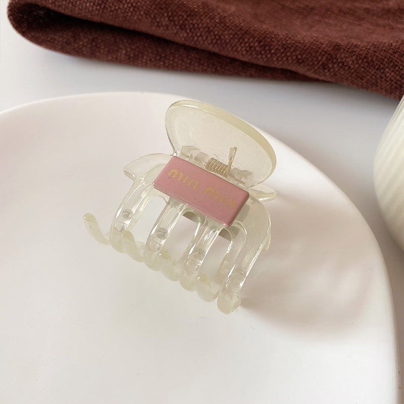 Korean Pearl Mini Hair Claw Clip