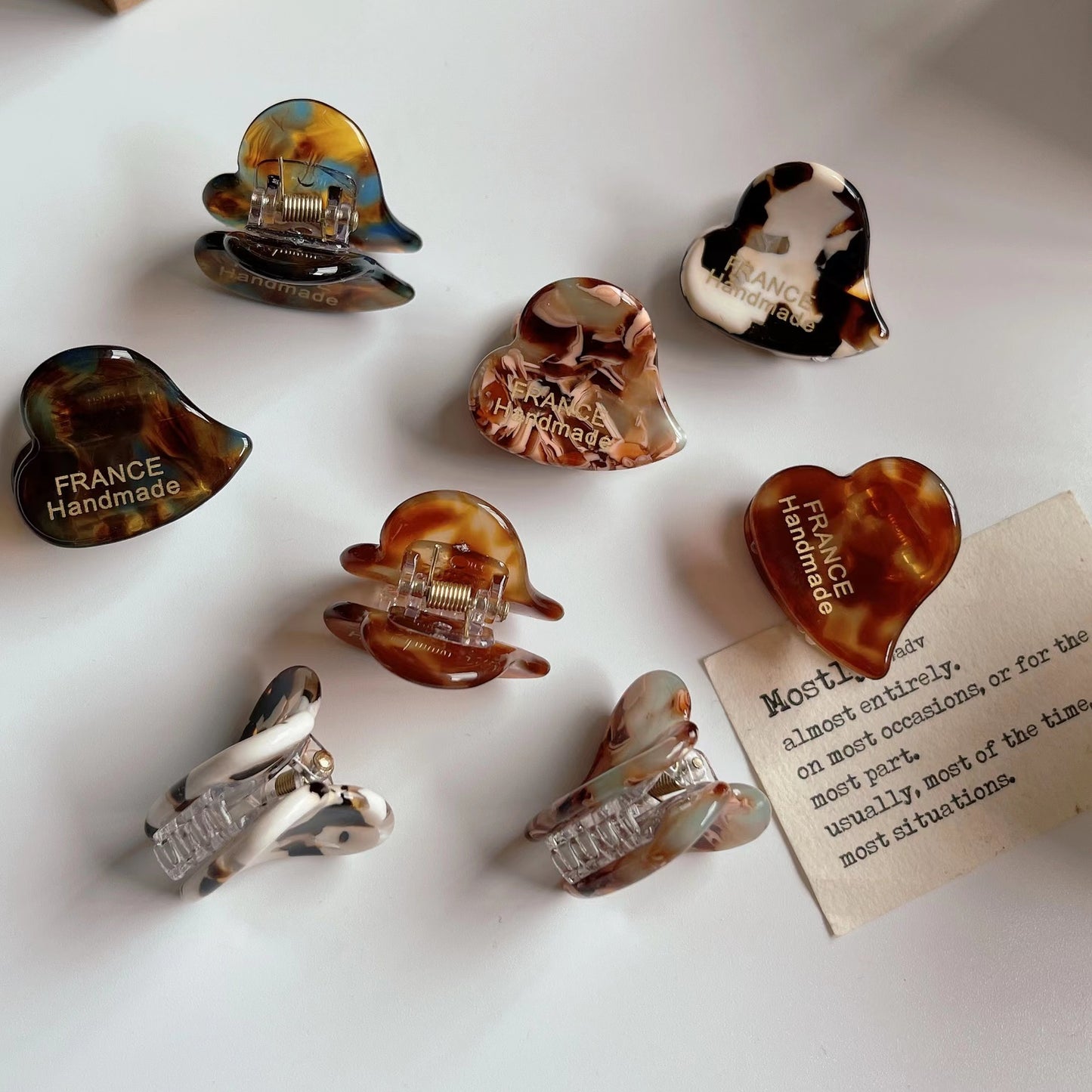 Mini Heart Hair Claw Clip