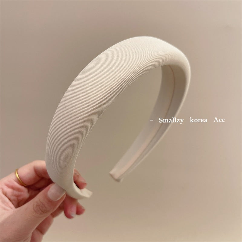 Solid Color High-Top Fabric Headband