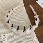 Rhinestone Wave High-Top Headband