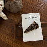 Leopard Bow BB Hair Clip