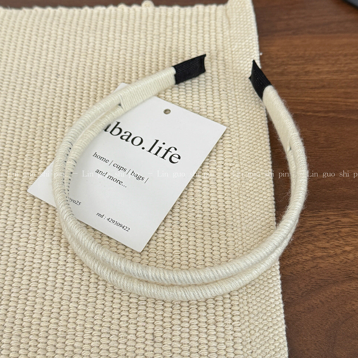 Double-Strand Knit Slim Headband