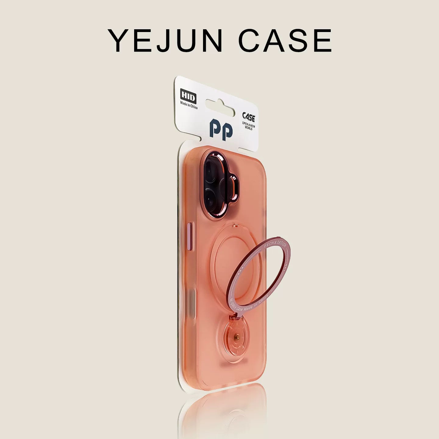 Deep Purple 360° Rotating MagSafe Stand Case