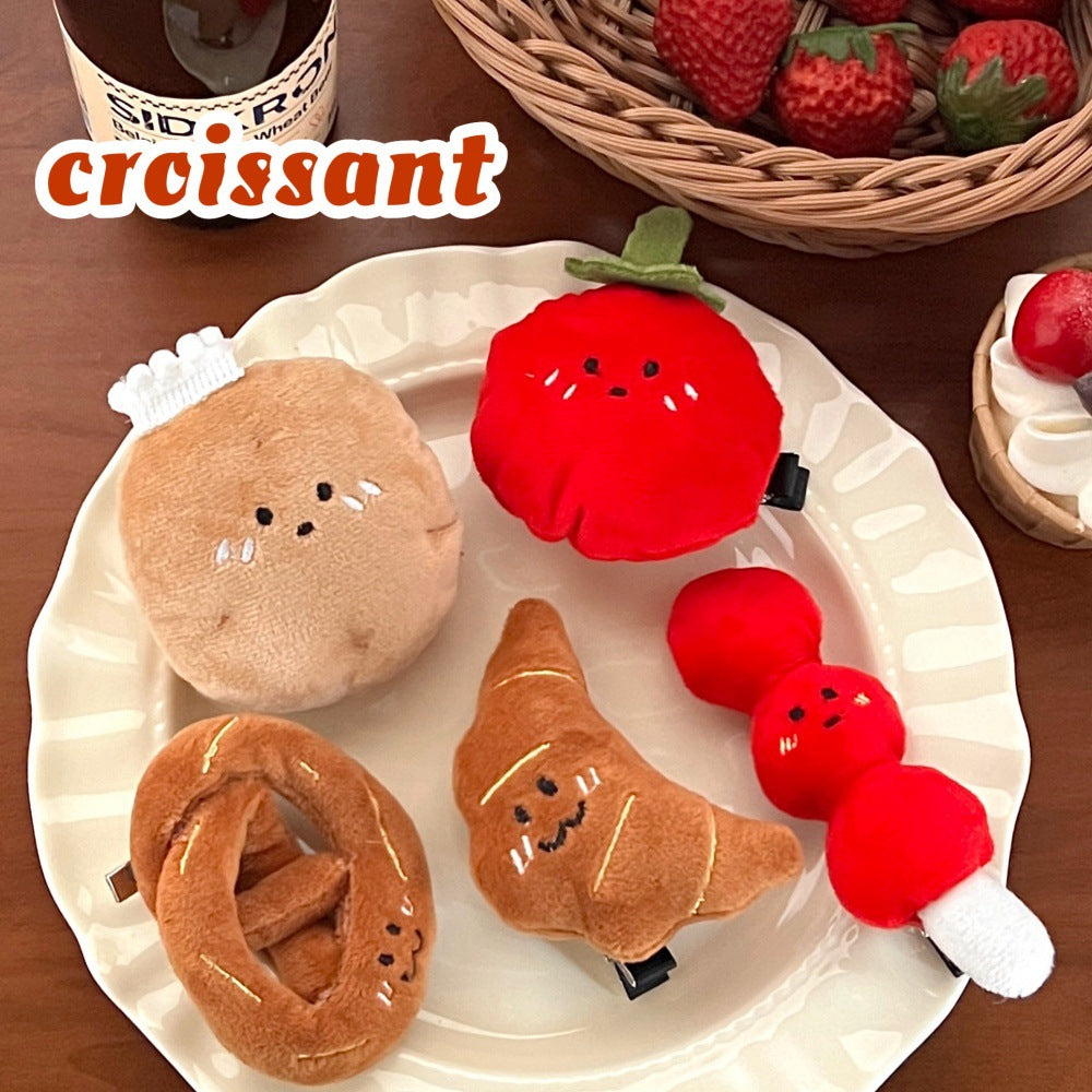 Cute Plush Cartoon Hair Clip