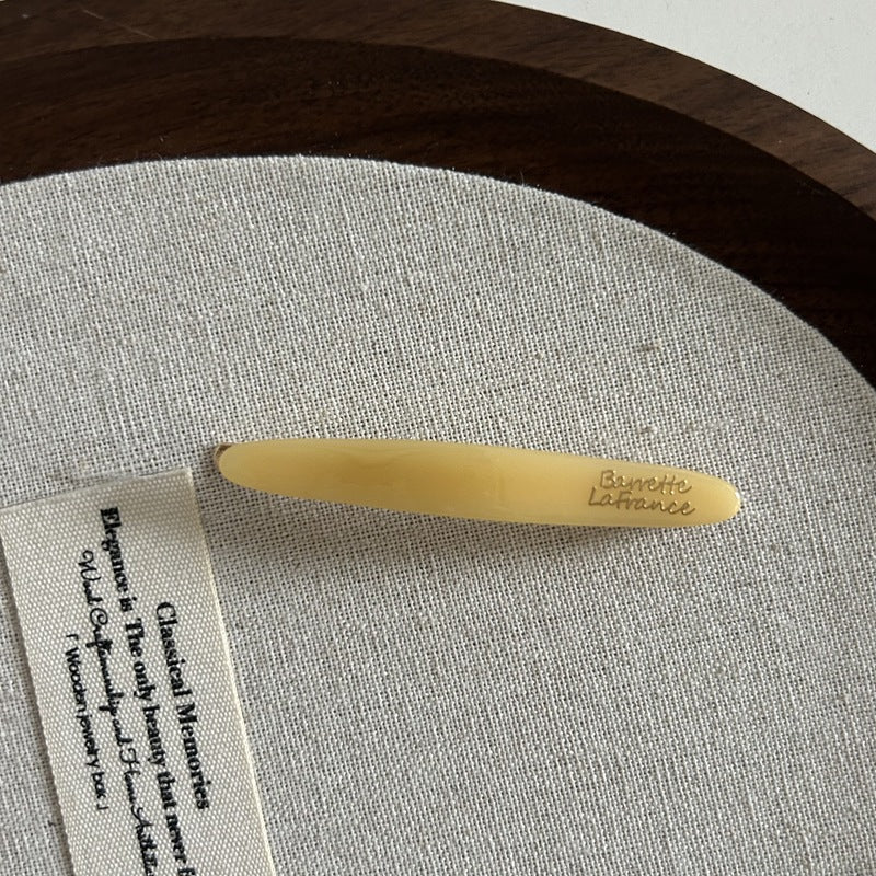 Acetate Straight Hair Clip