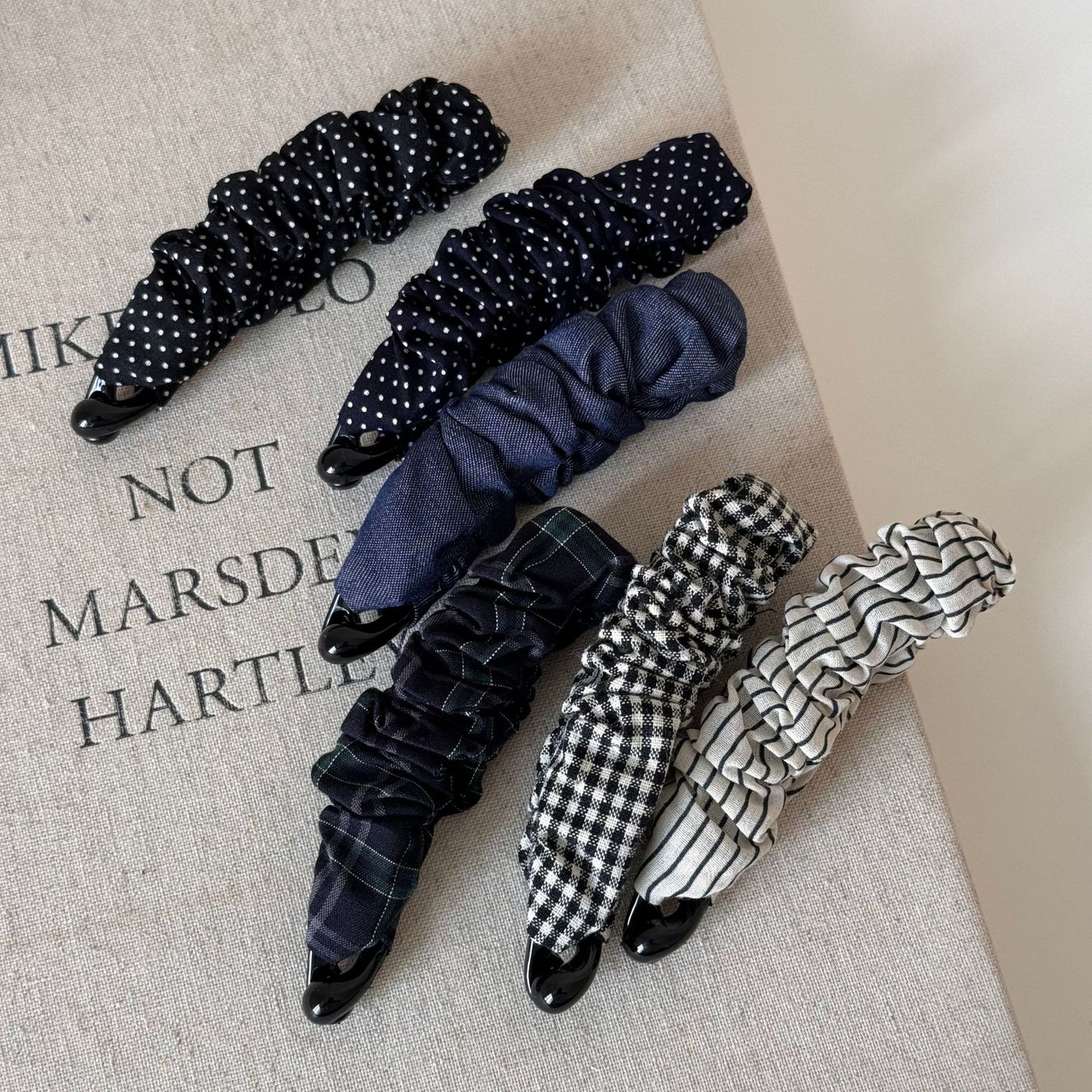 Vintage Polka Dot Banana Clip