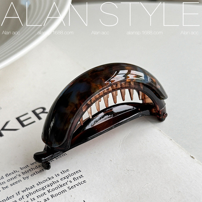 Minimalist Acetate High Ponytail Clip