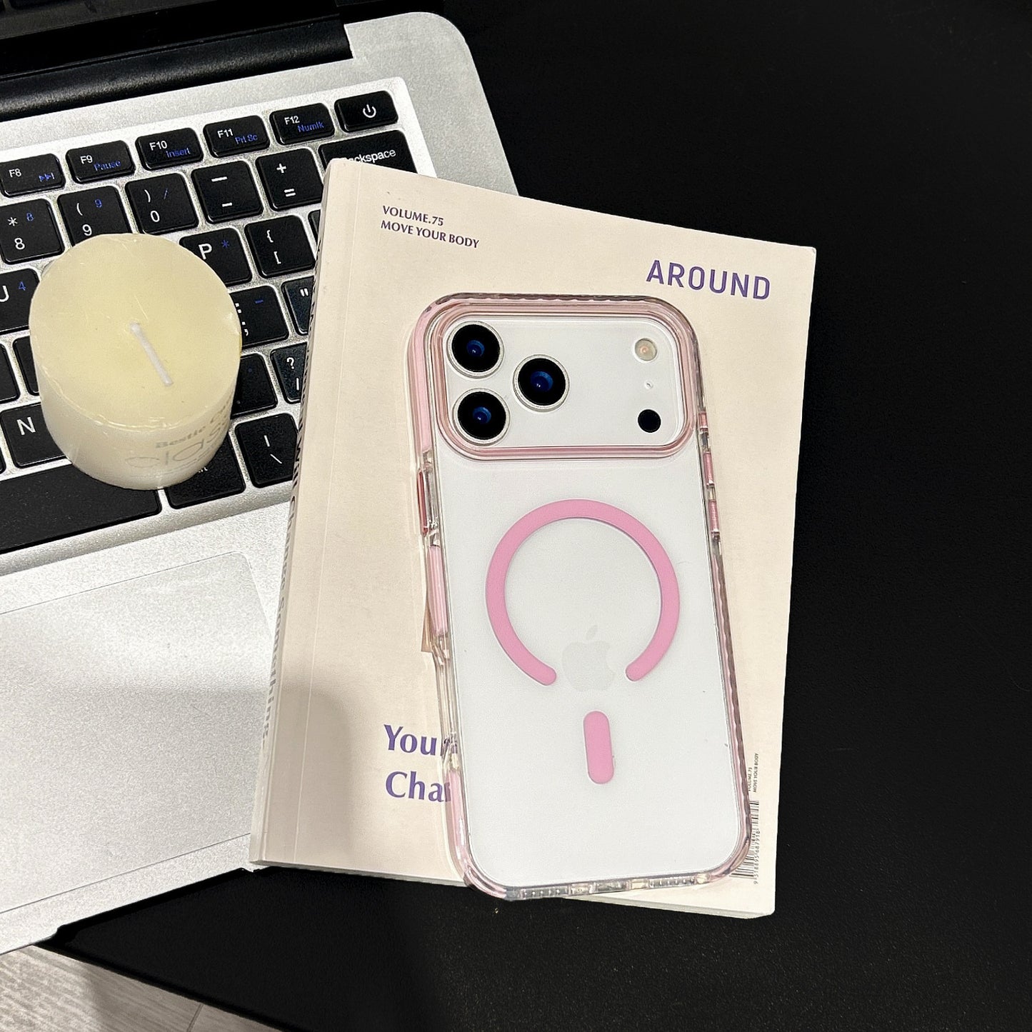Colorful Magnetic Transparent iPhone Case