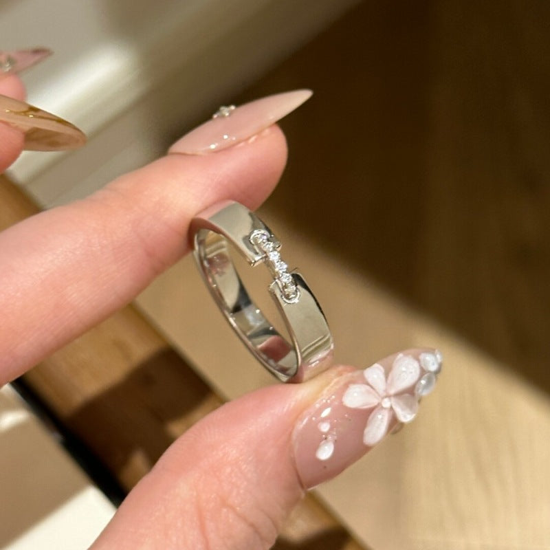 Eternal Bond — Vintage Full Diamond Couple Ring