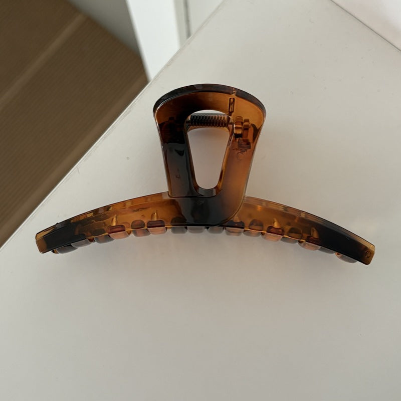 Chocolate Brown Large Hair Clip