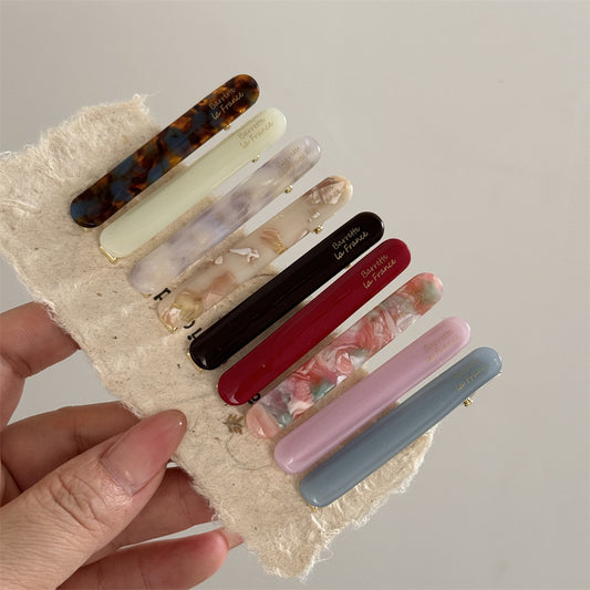 Mini Baguette Acetate Hair Clip