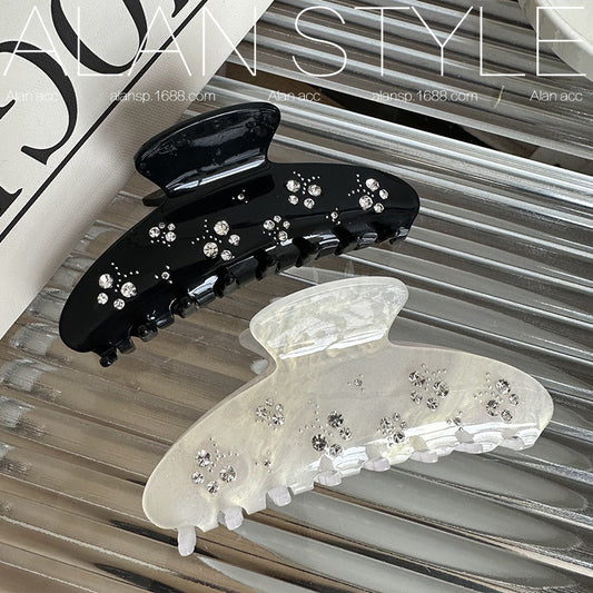 Star Rhinestone Acetate Hair Clip