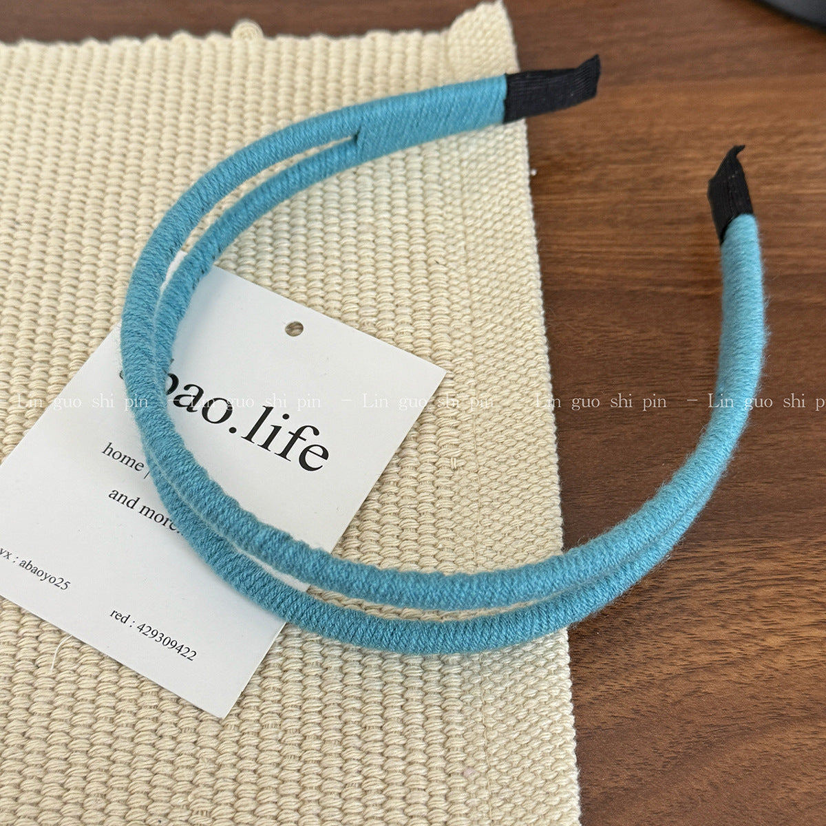 Double-Strand Knit Slim Headband