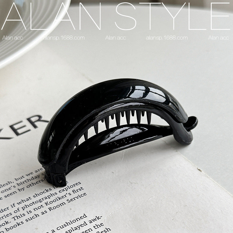 Minimalist Acetate High Ponytail Clip