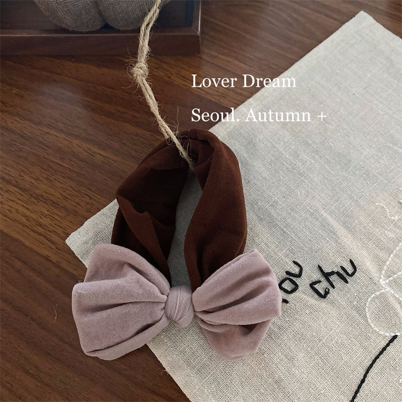 Soft Fabric Bow Hair Tie