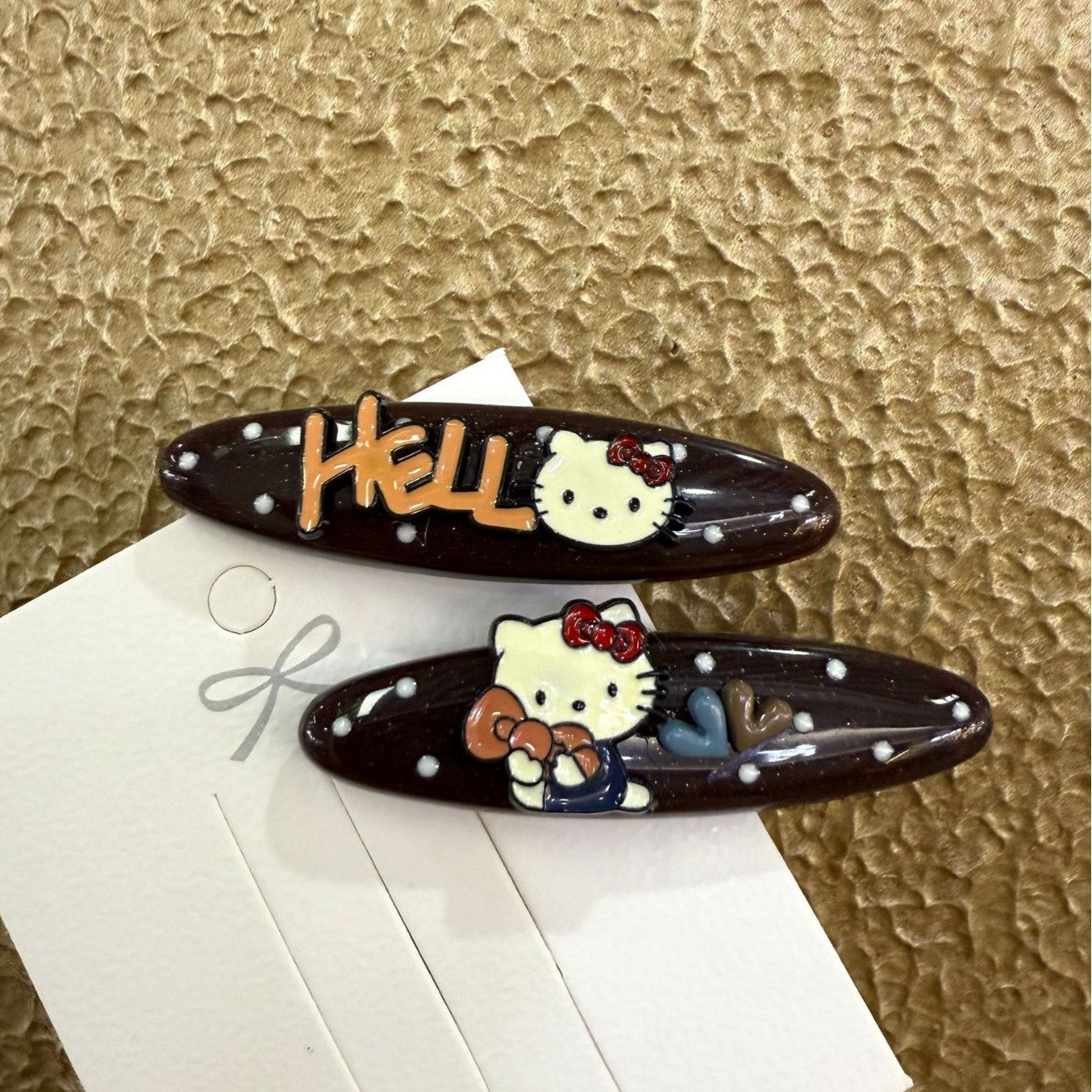 Hello Kitty Polka Dot Hair Clip