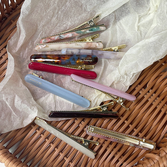 Korean Gold Barrette Hair Clip