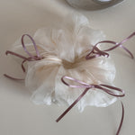 Ballet Ribbon Bow Tulle Scrunchie